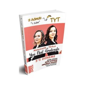 Benim Hocam Yayınları TYT Matematik Türkçe 3 Adımda Beşli Deneme
