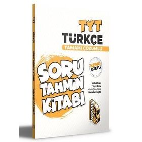Benim Hocam Yayınları TYT Türkçe Konu Özetli ve Tamamı Çözümlü Soru Tahmin Kitabı