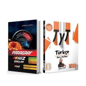 Benim Hocam Yayınları TYT Türkçe Video Ders Notları ve Hız Renk Paragraf Soru Bankası 2 Kitap Set