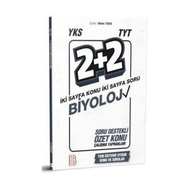 Benim Hocam Yayınları YKS TYT Biyoloji 2+2 Soru Destekli Özet Konu Yaprakları