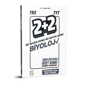 Benim Hocam Yayınları YKS TYT Biyoloji 2+2 Soru Destekli Özet Konu Yaprakları