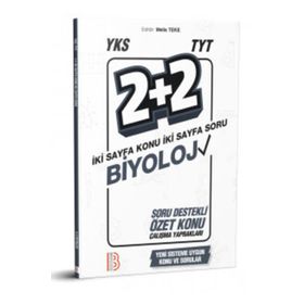 Benim Hocam Yayınları YKS TYT Biyoloji 2+2 Soru Destekli Özet Konu Yaprakları