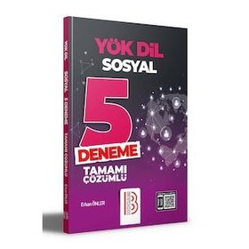 Benim Hocam Yayınları YÖKDİL Sosyal Bilimler Tamamı Çözümlü 5 Deneme