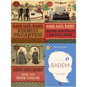 Benim Hüzünlü Orospularım - Kırmızı Pazartesi - Aşk ve Öbür Cinler Badem Kitabı - Gabriel Garcia Mârquez