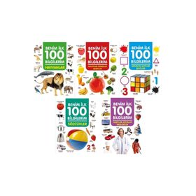 Benim İlk 100 Bilgilerim - 5 Kitaplık Set - 0-6 Yaş Yayınları