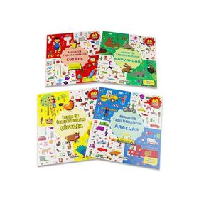 Benim İlk Yapıştırmalarım Seti 4 Kitap Takım - Teleskop Popüler Bilim Yayınları