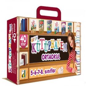 Benim Kütüphanem Ortaokul-5.6.7.8. Sınıflar 40 Kitap- Komisyon