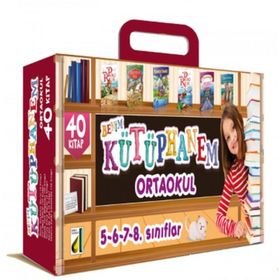 Benim Kütüphanem Ortaokul-5.6.7.8. Sınıflar 40 Kitap- Komisyon