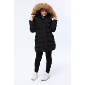 Benitto Kids 1249 Siyah Kız Çocuk Kaban