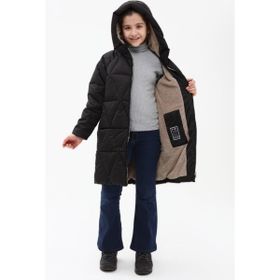 Benitto Kids 22BNT51251 Siyah Kız Çocuk Kaban