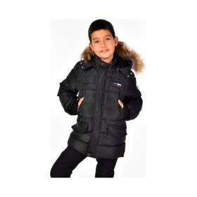 Benitto Kids 51246 Lacivert Kürklü Erkek Çocuk Şişme Mont