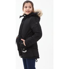 Benitto Kids 51256 Siyah Kız Çocuk Kaban