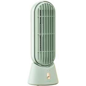 Benks Ace Tower F25 Yeşil Taşınabilir Şarjlı LED Işık Göstergeli Masaüstü Soğutucu Fan