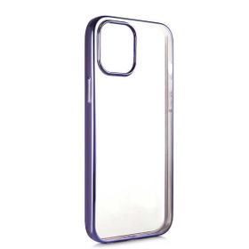 Benks Apple iPhone 12 Mini Köşeleri Parlak Renkli Magic Glitz Transparent Kapak Kılıf