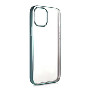Benks Apple iPhone 12 Mini Köşeleri Parlak Renkli Magic Glitz Transparent Kapak Kılıf