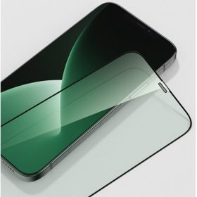 Benks Apple iPhone 12 Pro Max 6.7 Siyah Ekran Koruyucu ​​​​0.3mm V Pro Dust Proof Green Light