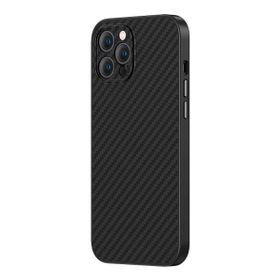 Benks Apple iPhone 12 Pro Max Magsafe Özellikli Karbon Fiber Hybrid Kevlar Kapak Kılıf