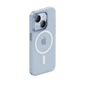 Benks Apple iPhone 14 Plus Sararmayan Wireless Şarj Destekli Yeni Seri Magnetik Haze Kapak Mavi Kılıf