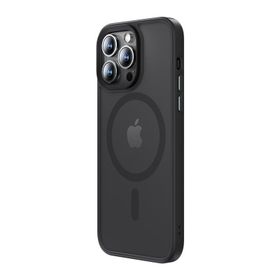 Benks Apple iPhone 14 Pro Max Magsafe Şarj Özellikli Mist Hybrid Kapak Siyah Kılıf