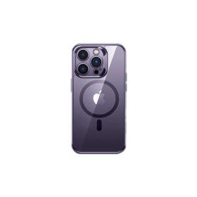 Benks iPhone 14 Pro Max Uyumlu Magsafe Özellikli Cam Yüzey Ekran Koruyuculu Electroplated Kapak Kılıf