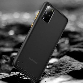 Benks Samsung Galaxy S20 Plus Arkası Mat Magic Smooth Drop Resistance Kapak Siyah Kılıf