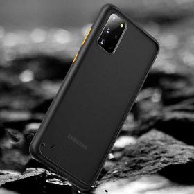 Benks Samsung Galaxy S20 Plus Arkası Mat Magic Smooth Drop Resistance Kapak Siyah Kılıf