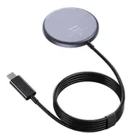 Benks W06 MagSafe Wireless 15 W Kablosuz Siyah Mıknatıslı Şarj Cihazı