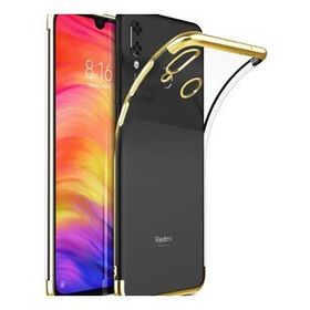 Benks Xiaomi Redmi Note 7 Köşeleri Renkli Şeffaf Kamera Korumalı Kılıf