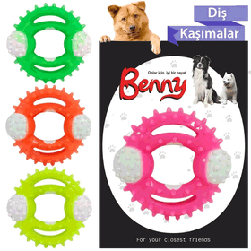 Benny Diş Kaşıma Yuvarlak Köpek Oyuncağı