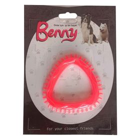 Benny Kırmızı 8x8.5 cm Üçgen Köpek Oyuncağı