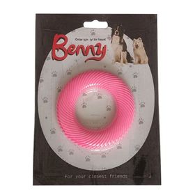 Benny Pembe 9.5 cm Yuvarlak Köpek Oyuncağı