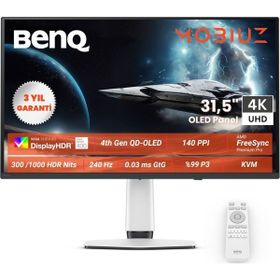 BenQ EX321UZ 31.5 inç 240Hz 0.03ms OLED 4K Gaming Monitör