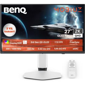 BenQ Mobiuz EX271QZ 27 inç 500Hz 0.03ms 2K OLED Oyuncu Monitörü