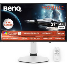 BenQ Mobiuz EX271UZ 26.5 inç 240Hz 0.03ms 4K OLED Oyuncu Monitörü