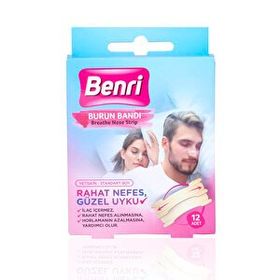 Benri 12'li Nefes Açıcı Bant