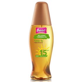 Benri 150 ml 50 SPF Matcha Tea Rahatlama Etkili Bronzlaştırıcı Yağ