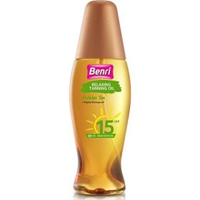Benri 150 ml 50 SPF Matcha Tea Rahatlama Etkili Bronzlaştırıcı Yağ