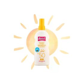 Benri 150 ml SPF50 Hassas Koruma Güneş Spreyi