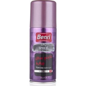 Benri 75 ml Ultra Güçlü Tutuş Saç Spreyi