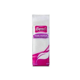Benri 80 Adet Kare Makyaj Temizleme Pamuğu