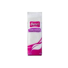 Benri 80 Adet Kare Makyaj Temizleme Pamuğu