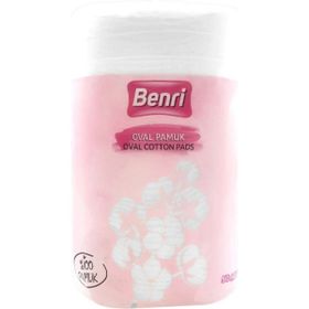 Benri 80 Adet Organik Makyaj Temizleme Pamuğu