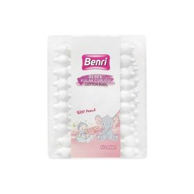 Benri Baby Emniyetli 60 Adet Kulak Çubuğu