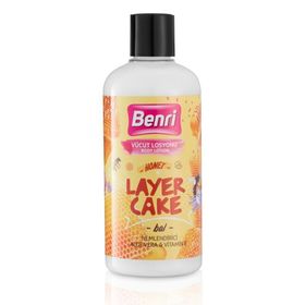 Benri Ballı Layer Cake Aloe Vera ve E Vitamini 500 ml Vücut Losyonu
