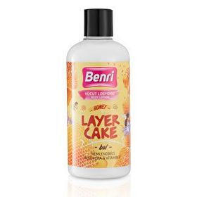 Benri Ballı Layer Cake Aloe Vera ve E Vitamini 500 ml Vücut Losyonu