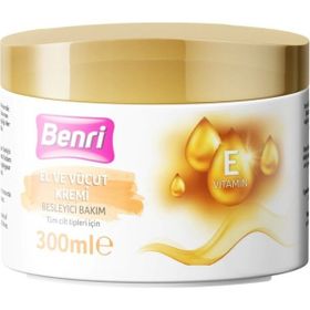 Benri Besleyici Bakım 300 ml El ve Vücut Kremi