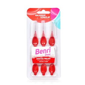 Benri Dent Kırmızı 0.50 mm Arayüz Fırçası