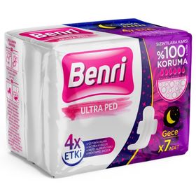 Benri Gece 7'li Hijyenik Ped