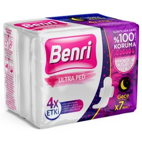 Benri Gece 7'li Hijyenik Ped