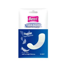 Benri Hassas 15 Adet Yara Bandı